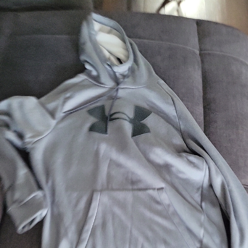 Under Armour Gray Zip-Up Hoodie